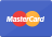 Mastercard logo on blue background for payment options at dental practice